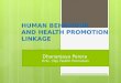 HUMAN BEHAVIOUR AND HEALTH PROMOTION LINKAGE Dhananjaya Perera B.Sc. (Sp) Health Promotion