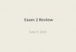 Exam 2 Review June 9, 2014. Info. Systems in Organizations Decision Making