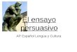 El ensayo persuasivo AP Español Lengua y Cultura