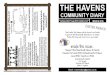 The Havens Community Diary March 2016