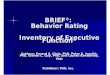 Behaviour Rating Inventory of Executive Function