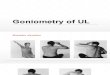 Goniometry of UL