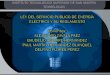 Ley Del Servicio Público de Energía Eléctrica y Su Reglamento