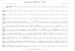 Fugue BWV 577 Score and Parts