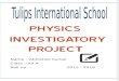 Physics Investigatory Project Abhishek class xii