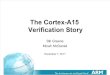 Cortex A15 Verification Story DVclub Final