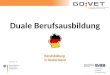 Duale Berufsausbildung Berufsbildung in Deutschland