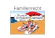 Familienrecht. Funktion der Familie Früher: Schutz- und Ordnungsfunktion Heute:Bedürfnis nach Schutz und Geborgenheit