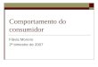 Comportamento do consumidor Flávia Moreno 2ª bimestre de 2007