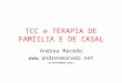 TCC e TERAPIA DE FAMÍILIA E DE CASAL Andrea Macedo  21/NOVEMBRO/2012