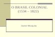 O BRASIL COLONIAL (1534 – 1822) Daniel Mesquita. 1500: chegada dos Portugueses ao Brasil