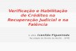 Verificação e Habilitação de Créditos na Recuperação Judicial e na Falência © 2011 Ivanildo Figueiredo Faculdade de Direito do Recife – UFPE