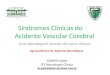 Síndromes Clínicas do Acidente Vascular Cerebral Uma abordagem através de casos clínicos Gabriel Lopes R3 Neurologia Clínica dr.gabriellopes@yahoo.com.br