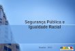 Segurança Pública e Igualdade Racial Brasília - 2010