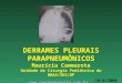 DERRAMES PLEURAIS PARAPNEUMÔNICOS Maurícia Cammarota Unidade de Cirurgia Pediátrica do HRAS/SES/DF   18/4/2008