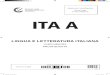 Talijanski Jezik Ispitna Knjižica 1 (Materinski Jezik) A razina