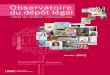 Rapport 2015 de l'Observatoire du dépôt légal de la Bibliothèque nationale de France