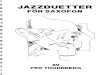 Jazzduetter för saxofon - P Thornberg