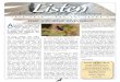 2016 Listen July WebListen: A Seeker's Resource, Issue 10.3 (July 2016)