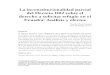 Artículo - La Inconstitucionalidad Parcial Del Decreto 1182 Refugio