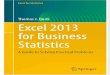 Excel 2013 for Business Statistics - A Guide to Solving Practical Problems