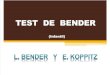 Test de Bender (Niños). BENDER Y KOPPITZ  by Carmen Albano