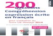 244400698 200 Questions de Comprehension Et Expression Ecrite en Francais PDF