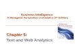 Text and Web Analytics