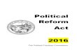 Political Reform Act 2016