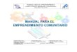 Manual de Emprendimiento Comunitario