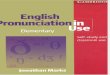 Elementary Pronunciation in Use