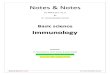 Notes & Notes Basic Science Immunology (1)