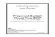 Metro Proposed Budget FY 2016-17