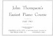John Thompson - Easiest Piano Course Part 2(2)