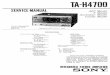 Manual Amplificador Sony TA-H4700