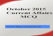 3931_october 2015 Current Affairs MCQ.pdf