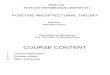 Positive Architectural Theory