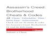 Assassin's Creed Brotherhood Cheats & Codes