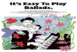 Various Artists - It's Easy to Play Ballads