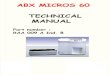 Horiba ABX Micros 60 Technical Manual
