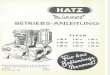 User Manual HATZ Engine