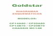 Esquema Goldstar Cp14a80 Cp20a80 Cp14b70 Cp20b70 Chassis Mc14k