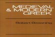 268780037 Robert Browning Medieval and Modern Greek 1983