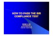 BIR Compliance Test