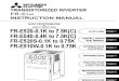 Inverter Mitsubishi FR-E500 Intruction Manual