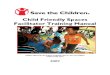 Save the Children Child-Friendly Spaces