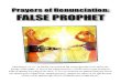 Prayers of Renunciation FALSE PROPHET