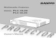 Sanyo Plc-xl20 Lcd Projector manual
