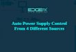 Auto Power Supply Control From 4 Different Sources