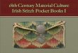 Personal Effects - Pocket Books - Wool Embroidered Irish Stitch 1